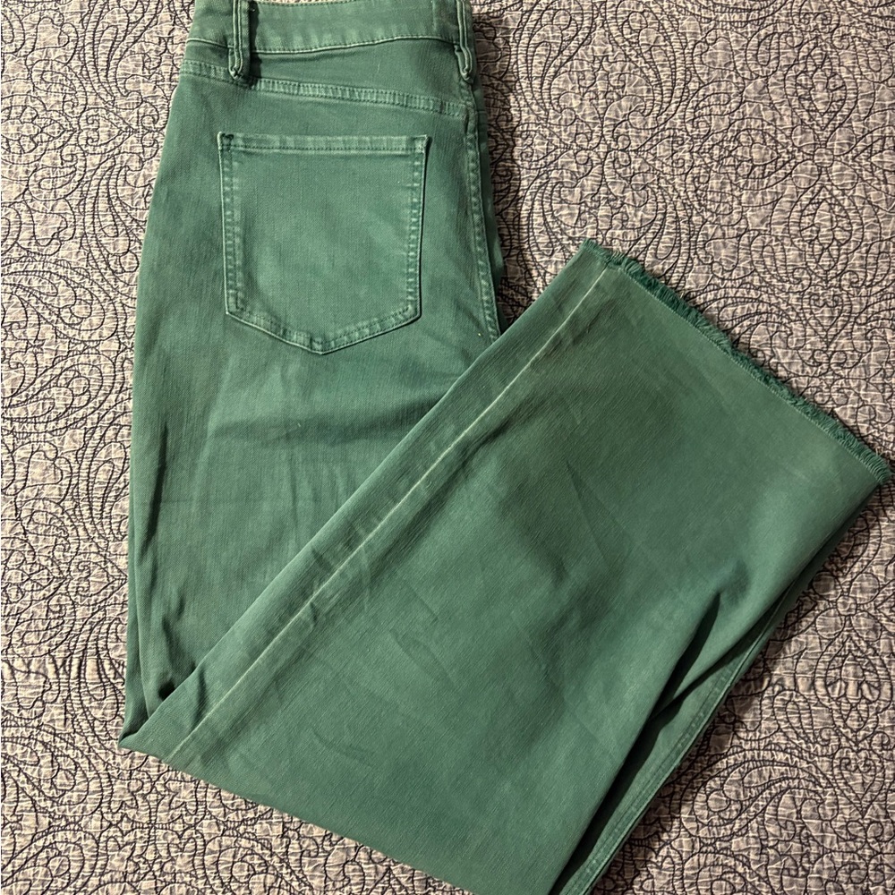 Green Flare & Wide Leg Jeans